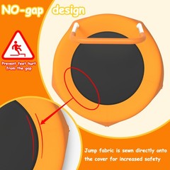 28inch Toddler Trampoline for Kids 1 Year Plus with Handle, Baby Gifts