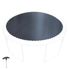 Trampoline Jumping Mat Replacement 13.3′ For 15ft Round Frame 96 Ring 7″ Spring
