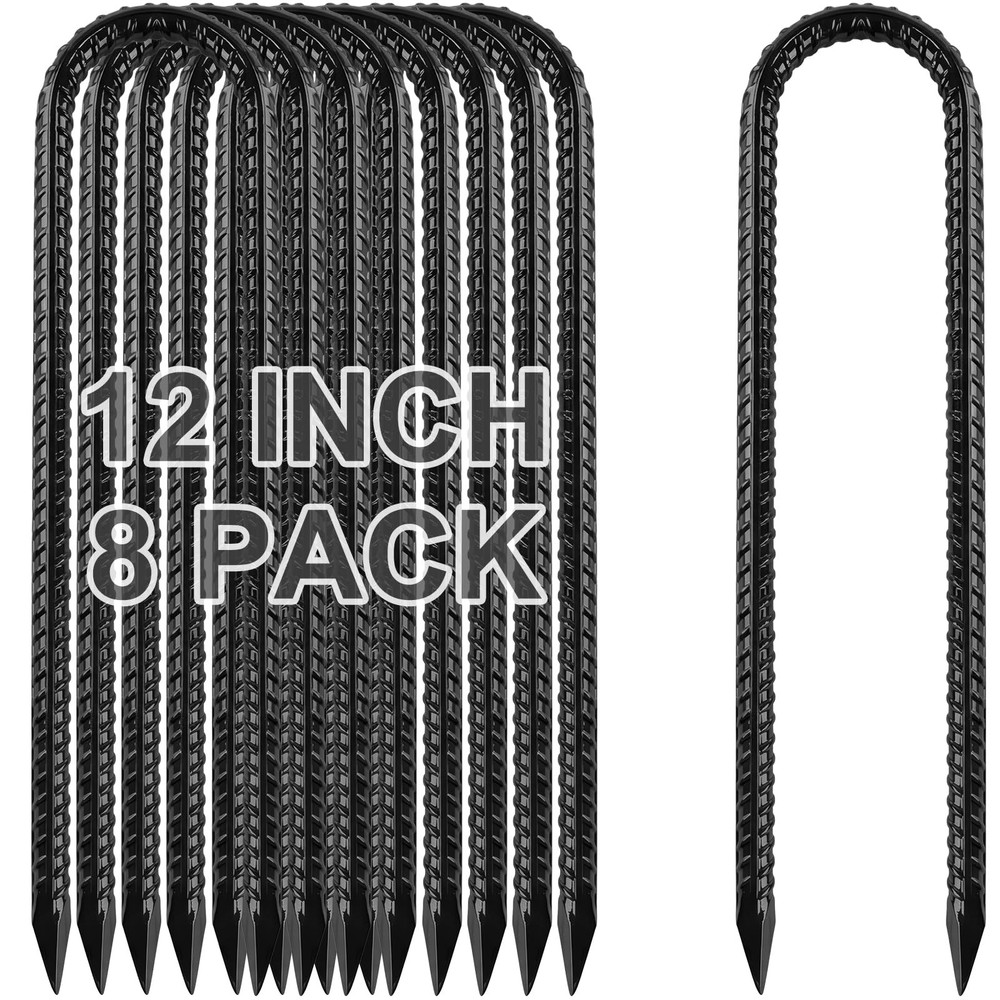 12 Inch Trampoline Stakes, Heavy Duty Trampoline Anchors, Tent Stakes Heavy D…