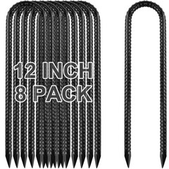 12 Inch Trampoline Stakes, Heavy Duty Trampoline Anchors, Tent Stakes Heavy D…