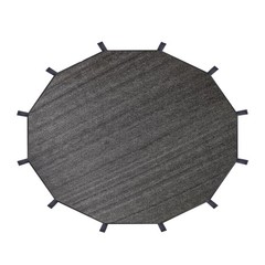 Trampoline Shade Cover Sun Protection Cover Polyester Easy Setup Lightweight