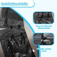 Trampoline Pad Replacement, 10/12/14/15/16FT Trampoline Spring Cover, No-Hole…