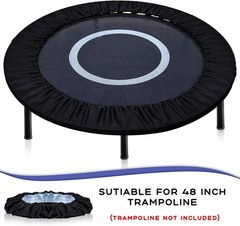 Durable 48” Round Trampoline Replacement Spring Cover – Easy Assemble & Safe