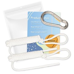 Trymaker Rope for Tetherball，8.8ft Replacement Tetherball Rope and Clip for Kids