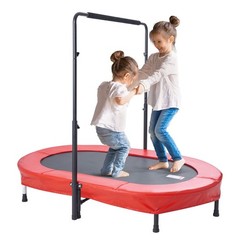 Indoor Outdoor Foldable Trampoline for 3-12 Years 56x36in
