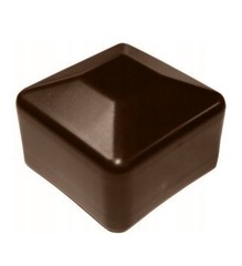 Fence Post Cap 100x100mm Fence Caps Brown Post Cap Pyramid Square