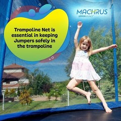 Replacement Enclosure Surround Safety NET ONLY for 14ft Frame 8 Pole Trampoline