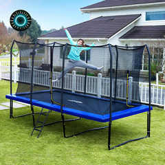 1800LBS Weight Capacity Rectangle Trampoline 10X17Ft 9X15FT 8X14FT Outdoor Squar
