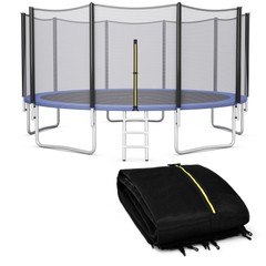 15′ Trampoline Safety Net Replacement Protection Enclosure Net for 10 Poles