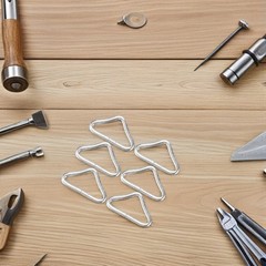 72 Pcs Metal Triangle Buckle Steel Replacement Trampoline Parts