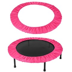 Trampolines Spring Cover 6 Holes Trampolines Replacement Cover 40″ & Rose Red
