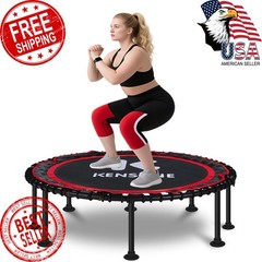 K KENSONE 48″ Red Rebounder Trampoline