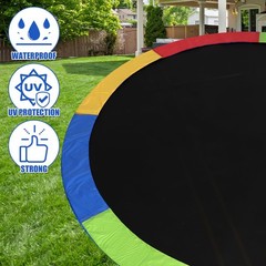 Trampoline Replacement Safety Pad, 14ft Trampoline Spring Protective Cover Ro…