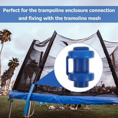 10 Pcs Trampoline Enclosure Pole Hat Tent Puncture Proof Cap Caps for Poles