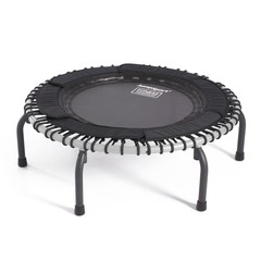 JumpSport 370 Home Gym 39″ Heavy Duty Fitness Trampoline with 4-In-1 DVD, Black