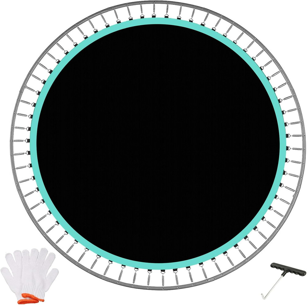 Trampoline Replacement Mat, Fit 12/14/15 Ft round Trampoline with 72/84/96 V-Hoo