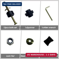 12 PCS Long Trampoline Screws and Bolts, Trampoline Bolts and Nuts, Trampoline E