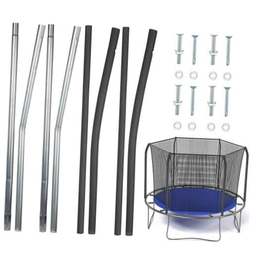 Trampolines Single Enclosure Pole Set Trampoline Replacement Parts Upper and 2
