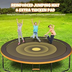 Trampoline 10FT 12FT 14FT 16 FT, Outdoor Trampolines for Kids and Adults,