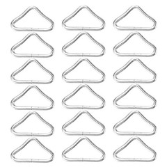72 Pcs Metal Triangle Buckle Steel Replacement Trampoline Parts