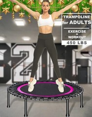 Trampolín de ejercicio para un rebote silencioso y seguro, [40 pulgadas] NEW US