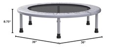 Stamina 36″ Foldable Mini Trampoline for Adults – Home Gym Fitness