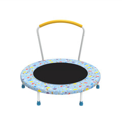 36 Inch Kids Mini Trampoline with Handle Indoor Outdoor Toddler Jumper