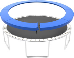 Trampoline Pad Replacement, 10/12/14/15/16FT Trampoline Spring Cover, No-Hole fo