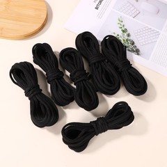 6pcs Trampoline Net Connection Rope, Nylon Black Cord Tie Down Rope for Tramp