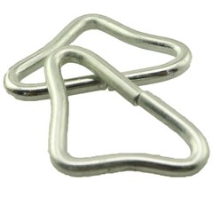 12PCS Trampoline Triangle Buckle Bounce Trampoline Net Fabric Mat Iron Hook B…