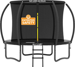 Kids trampoline with safety net and ladder, fun outdoor play for active days!!!!