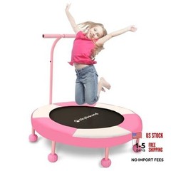 Indoor Trampoline for Kids – Kids Trampoline Indoor with 36 Inch Pumpkin