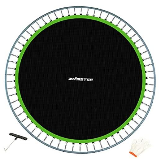 Zoomster Replacement Jumping Mat – Fits 14 ft Round Trampoline Frame with 72 V