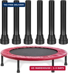 BESPORTBLE Trampoline Leg Replacement with Anti-Slip Pad Covers for Stainless St