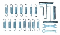 15 Pcs 3.5″ Heavy Duty Trampoline Springs w/ T-Hook Spring Puller + Extra Tools