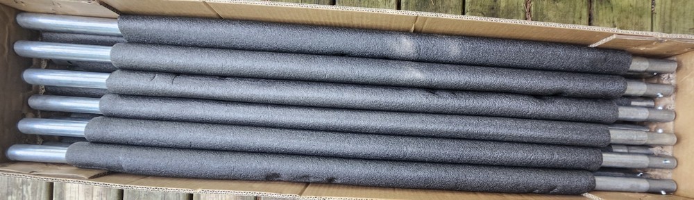 Zoomster Trampoline Replacement Enclosure 8 Poles with Clamp and Hardware