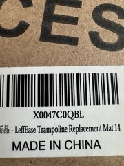 LeffEase Trampoline Mat Replacement, Fits 14ft, 80 Springs, Length 140mm