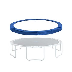 Replacement Trampoline Safety Pad Foam Surround Spring Cover Padding, Blue Green
