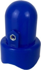 Large Trampoline Enclosure Pole Caps with Screw-In Bolts, Only Fit for Pole 1.5
