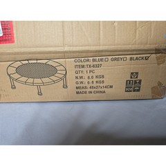 BCAN 36″ Mini Fitness Trampoline Rebounder Exercise New Open Box 250lb