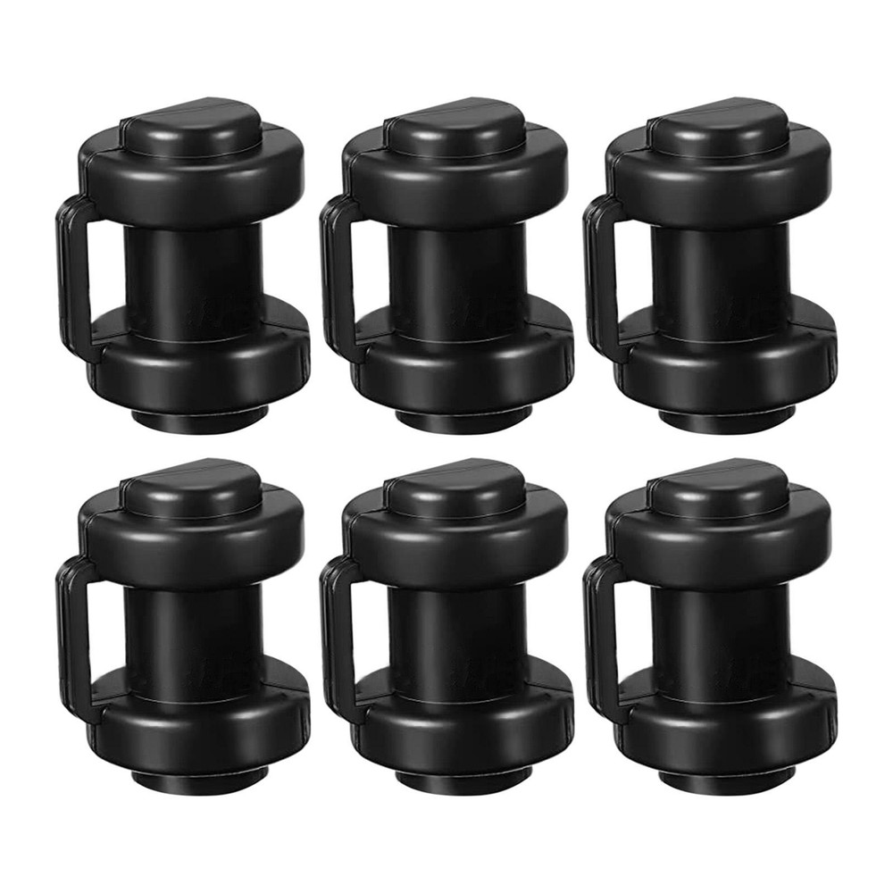 6/8Pcs Trampoline Enclosure Pole Caps End Poles Protector Cover Net Hook Parts