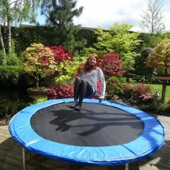 Replacement Jumping Trampoline Mat Fits 16ft Frame w/108 V-Hooks Using 7″ Spring