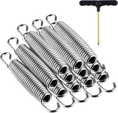 Heavy Duty 5.5-Inch Trampoline Springs – 12 Pack Stainless Steel Replacement
