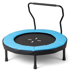 40″ Trampoline for Kids Indoor/Outdoor Fitness Trampoline with Foam Handlebar