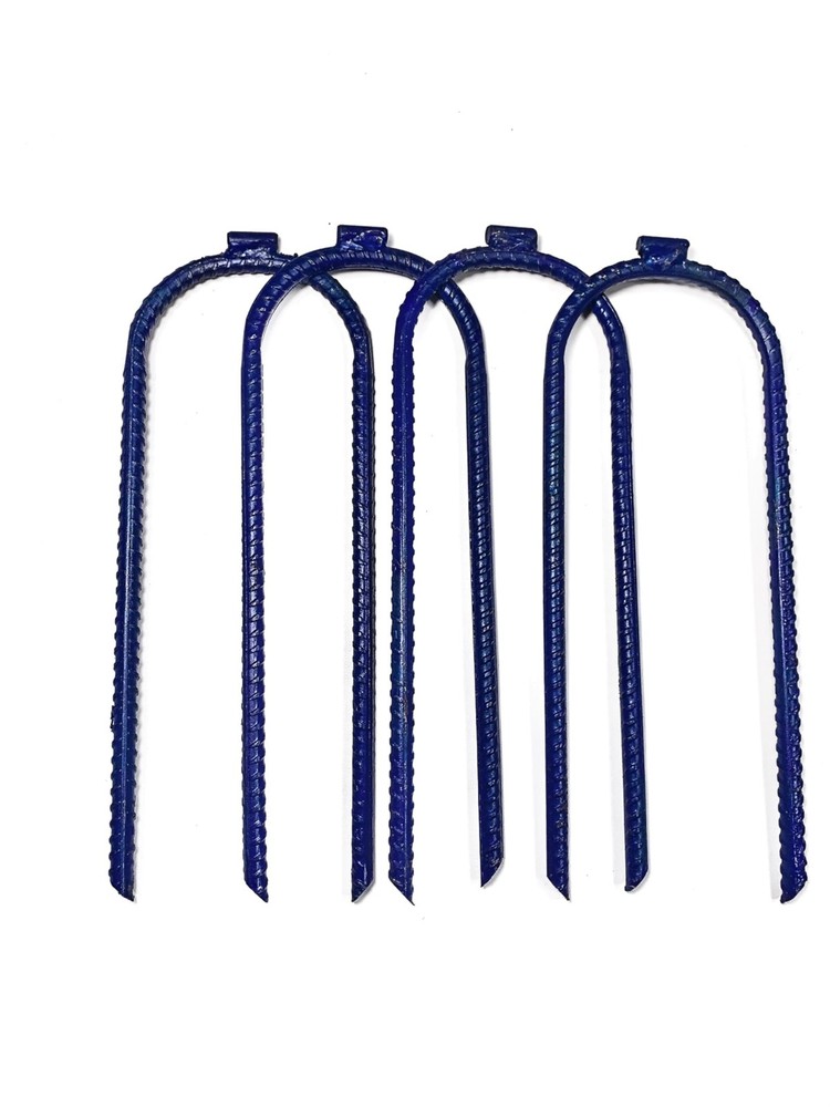 Ground Stakes Steel Rebar Stakes Tents Nails Heavy Duty Garden Stake Ground A…