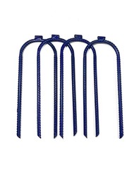 Ground Stakes Steel Rebar Stakes Tents Nails Heavy Duty Garden Stake Ground A…