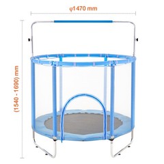 Uimoso 55″ Trampoline for Kids Mini Toddler Trampoline with Net Indoor Outdoor