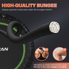 550LBS Foldable Mini Trampoline,48″ Fitness Trampoline with Durable Bungees