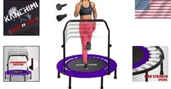 Indoor Rebounder Trampoline 40″ with Non-Slip Design – Perfect for Home Workouts