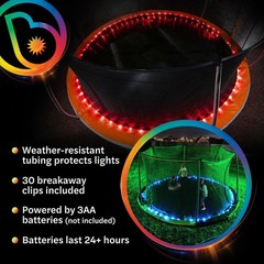 BounceBrightz LED Trampoline Light – Color Changing Trampoline Lights for – F…